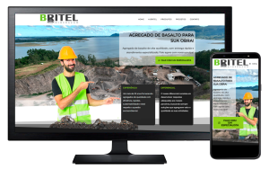 Site institucional de Mineradora de Basalto desenvolvido pela Projeto Virtual